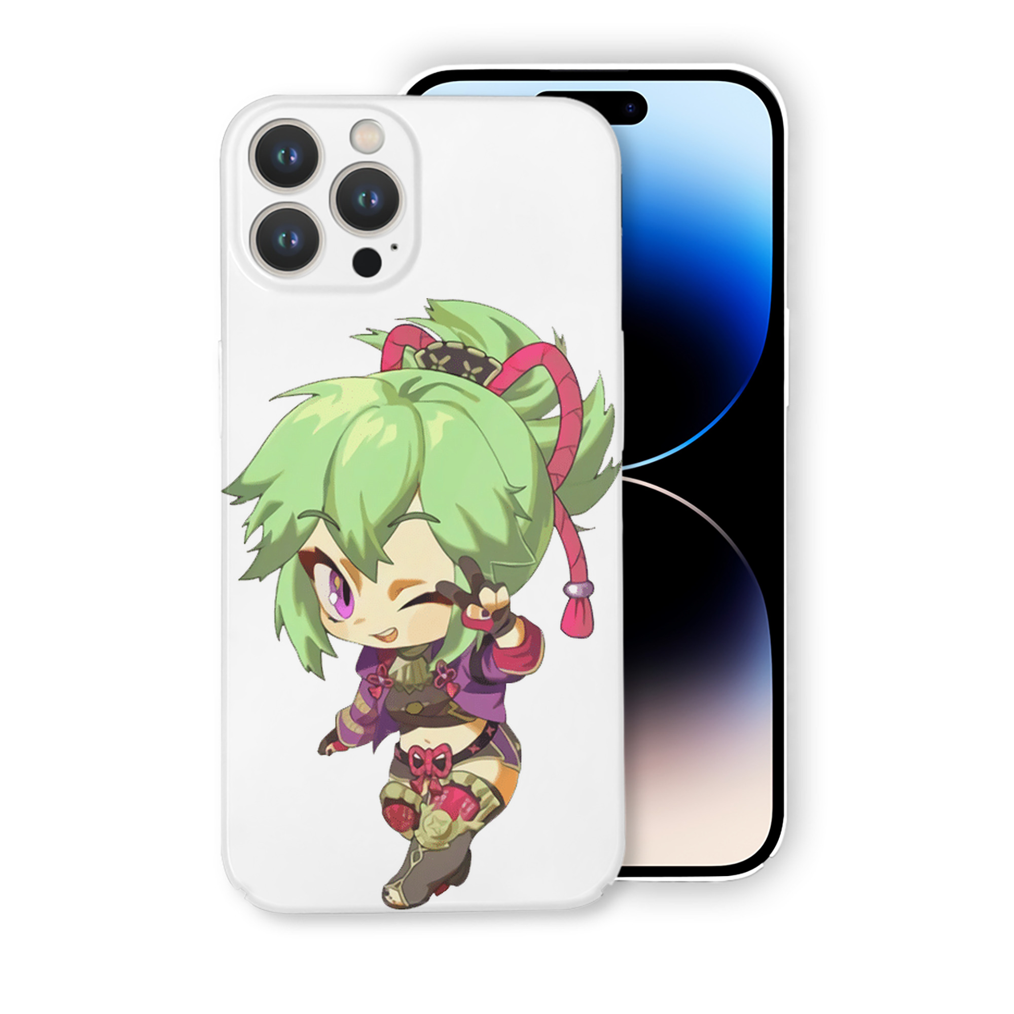 げんし神  久岐忍 くき しのぶ genshin Kuki Shinobu 【iPhone 14シリーズ対応】ハードケース
